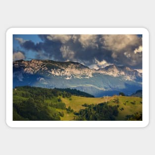 Bucegi mountains in Romania Sticker